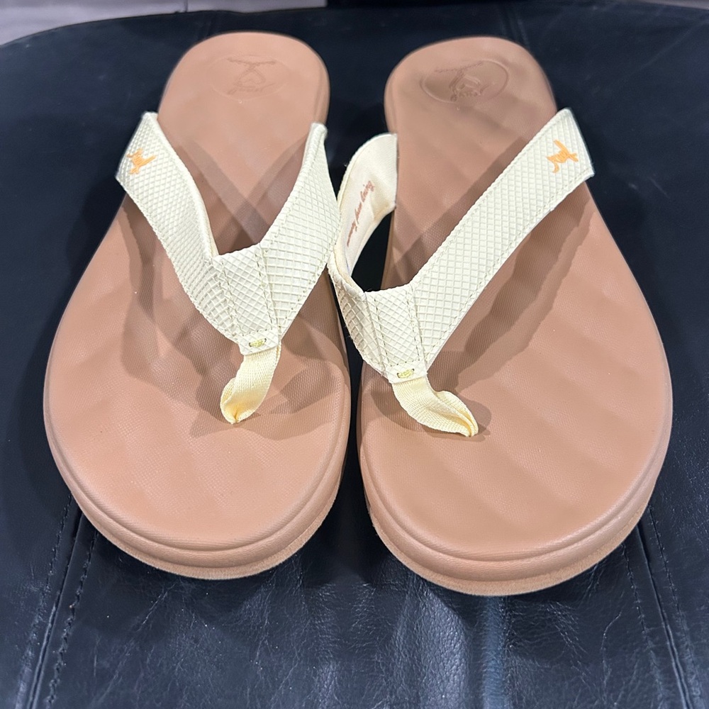 Reef Comfort Fit Yellow Strap Flip Flops